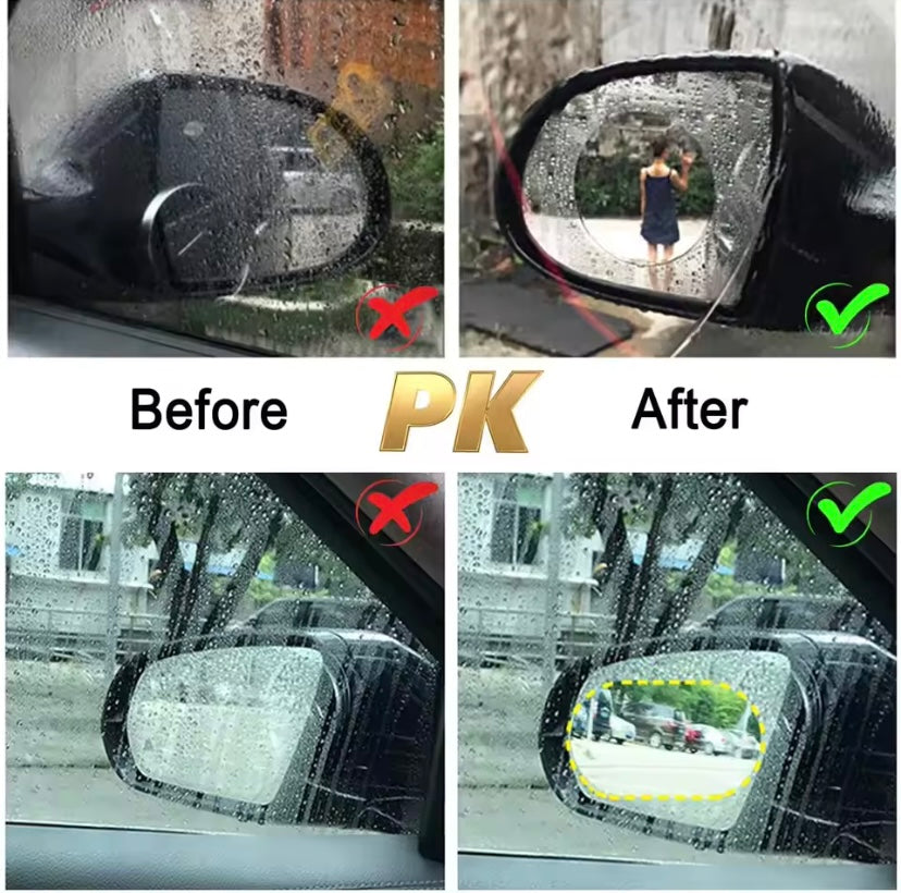 2PCS Car Sticker Rainproof Film